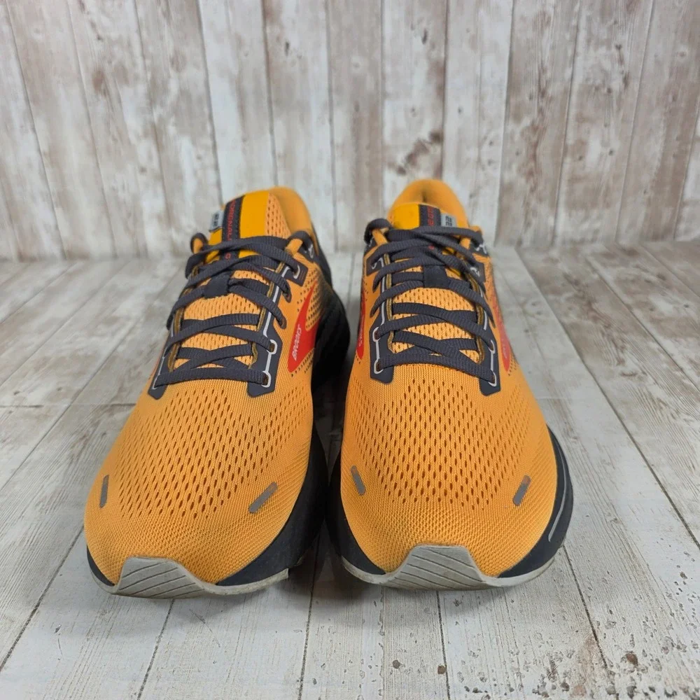 Brooks Adrenaline GTS 22 Men Orange Road Running‎ Shoes Sneakers Size 11